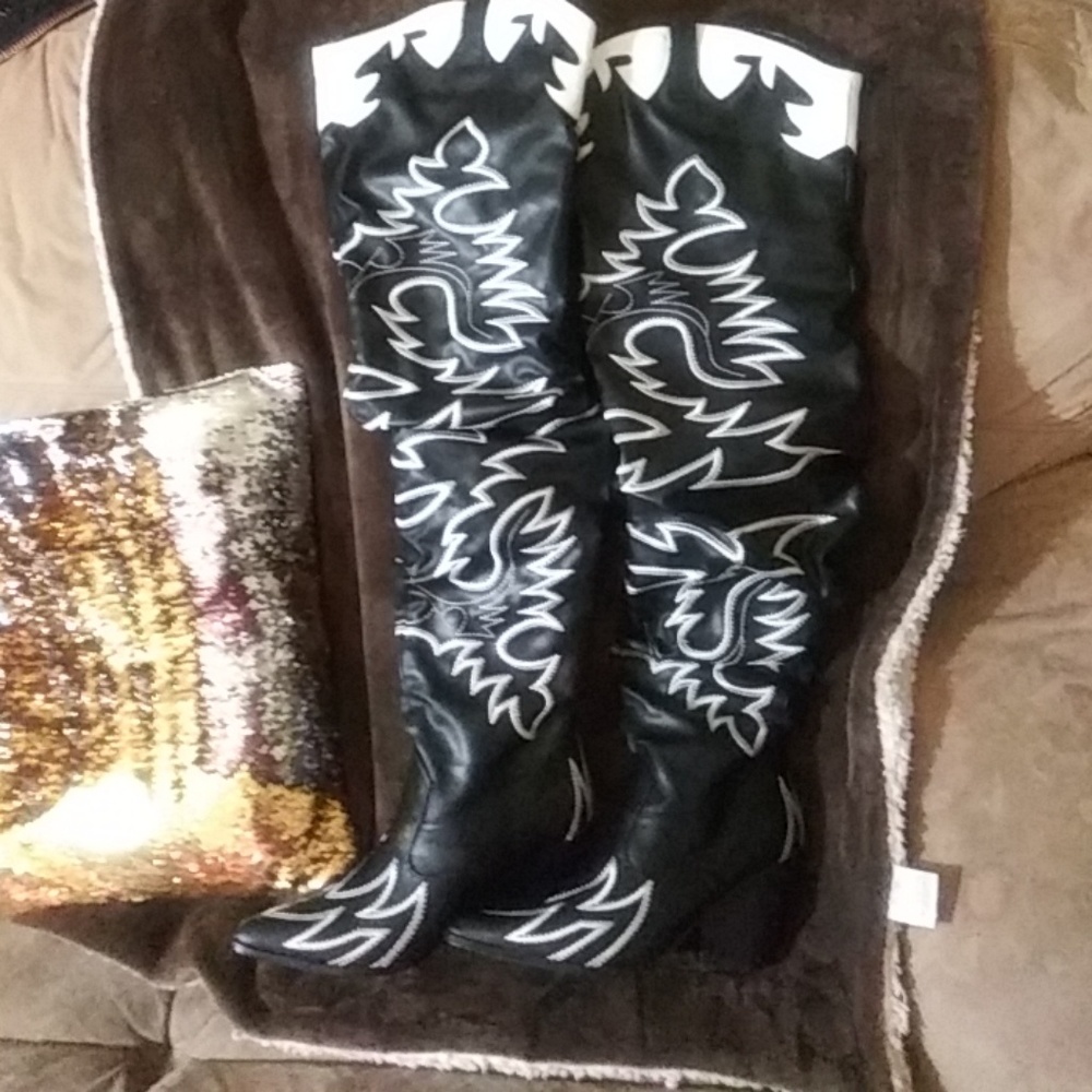 Thigh high boots